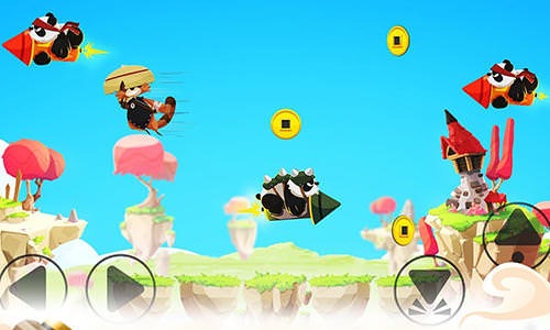 Tanoo Jump:Tanukis Vs Pandas Android Game Image 1