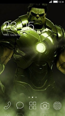 Iron Hulk CLauncher Android Theme Image 1
