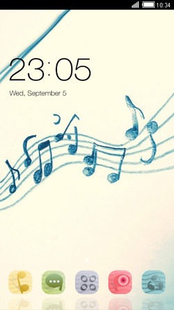 Music CLauncher Android Theme Image 1