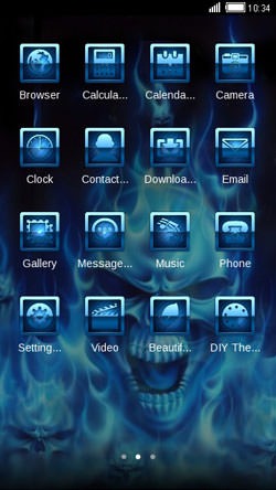 Grim CLauncher Android Theme Image 2