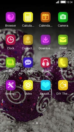 Purple Candy CLauncher Android Theme Image 2