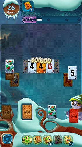 Solitaire: Frozen Dream Forest Android Game Image 2