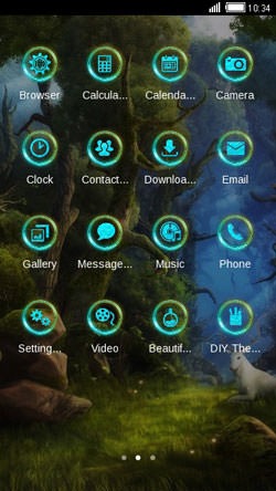 Fantacy CLauncher Android Theme Image 2