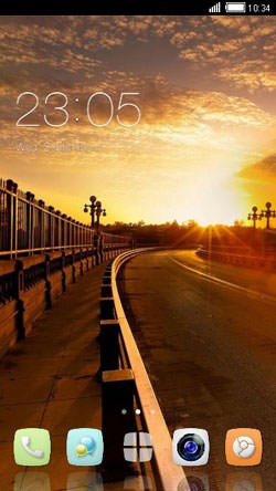 Race Track CLauncher Android Theme Image 1