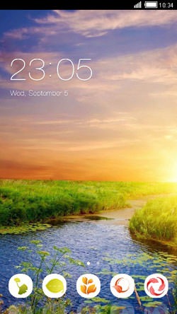 River CLauncher Android Theme Image 1