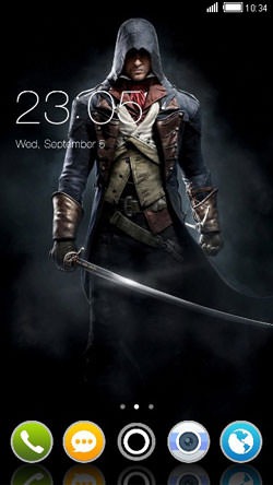 Assassin CLauncher Android Theme Image 1