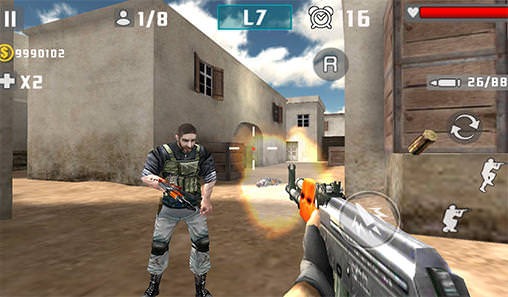 Gun Shot Fire War Android Game Image 1