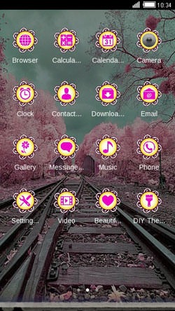 Railway Track CLauncher Android Theme Image 2