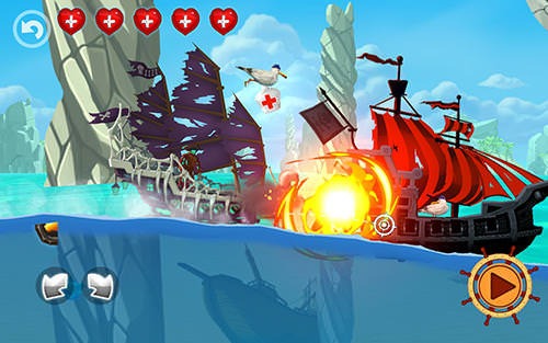 Pirate Ship Shooting Race Android Game Image 1