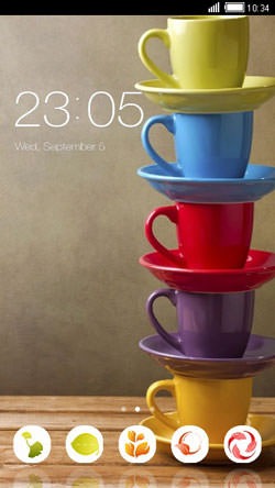 Colorful Morning CLauncher Android Theme Image 1