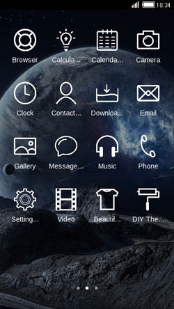 Deep Space CLauncher Android Theme Image 2