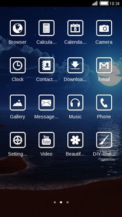 Moonlight CLauncher Android Theme Image 2