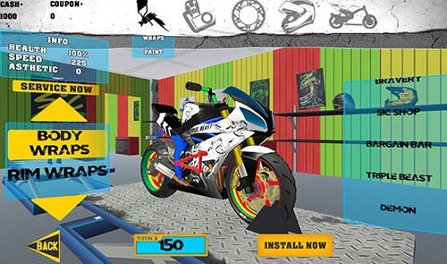 Stunt Bike Freestyle Android Game Image 1