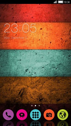 Colorful Wall CLauncher Android Theme Image 1