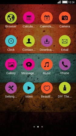Colorful Wall CLauncher Android Theme Image 2