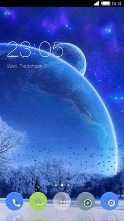 Planet CLauncher Android Theme Image 1