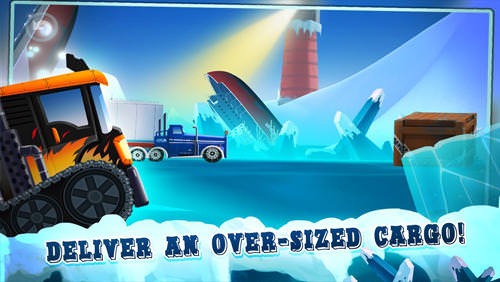 Ice Road Truck Driving Race Android Game Image 1