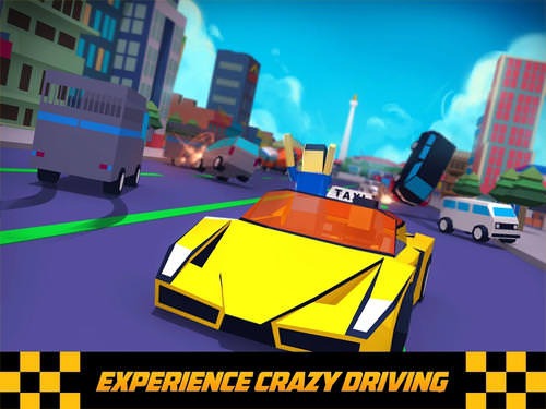 Crazy Traffic Taxi Android Game Image 1