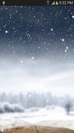Snowfall Android Wallpaper Image 2