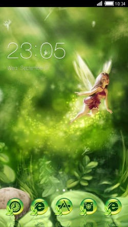 Fairy CLauncher Android Theme Image 1