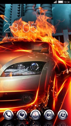 Hot Car CLauncher Android Theme Image 1