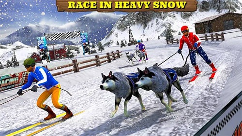 Sled Dog Racing 2017 Android Game Image 1