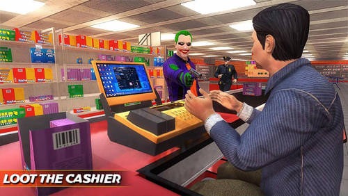 City Gangster Clown Attack 3D Android Game Image 1