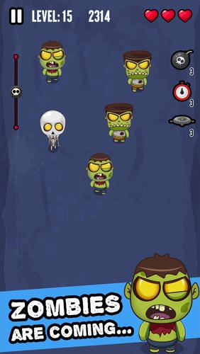 Zombie Invasion: Smash &#039;em! Android Game Image 1