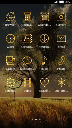 Alone Tree CLauncher Android Theme Image 2