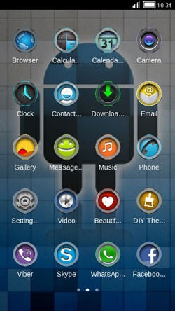 Android CLauncher Android Theme Image 2