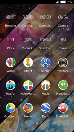 Galaxy CLauncher Android Theme Image 2
