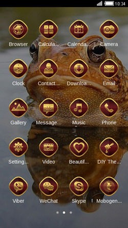 Bull Frog CLauncher Android Theme Image 2