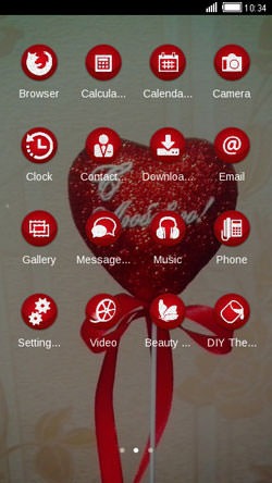 Xmas Love CLauncher Android Theme Image 2