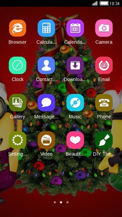 Xmas Tree CLauncher Android Theme Image 2