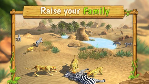 Cheetah Family Sim Android Game Image 1