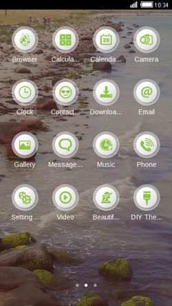 Sea Shore CLauncher Android Theme Image 2