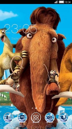 Ice Age CLauncher Android Theme Image 1