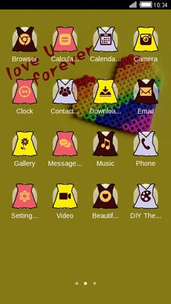 Love U Forever CLauncher Android Theme Image 2