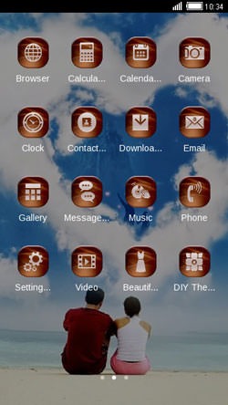 My Love CLauncher Android Theme Image 2