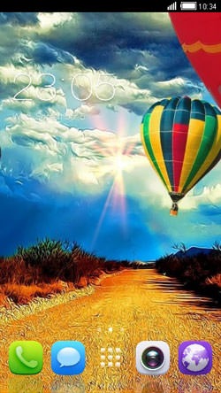 Air Balloon CLauncher Android Theme Image 1