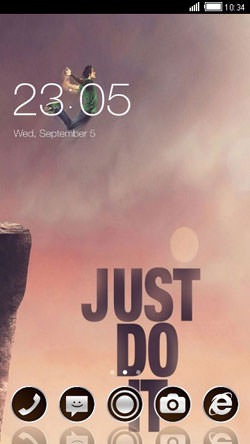 Just Do It CLauncher Android Theme Image 1
