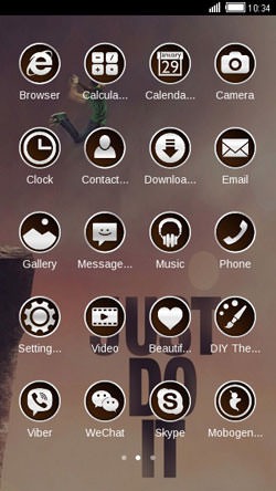 Just Do It CLauncher Android Theme Image 2