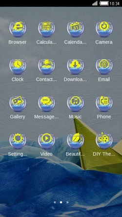 Wave CLauncher Android Theme Image 2