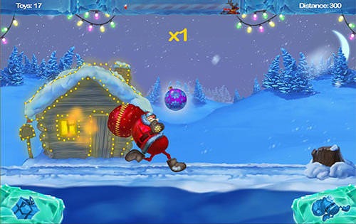 Happy Santa&#039;s Runner Android Game Image 1