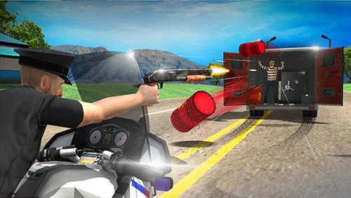 Police Vs Thief: Moto Attack Android Game Image 2