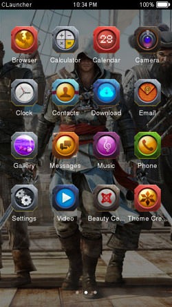 Assassin CLauncher Android Theme Image 2
