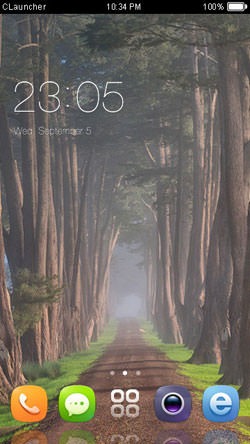 Beautiful Path CLauncher Android Theme Image 1