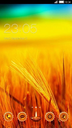 Grass CLauncher Android Theme Image 1