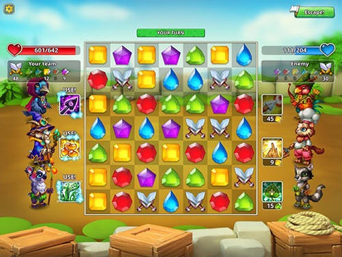 Pet Heroes: Puzzle Adventure Android Game Image 2