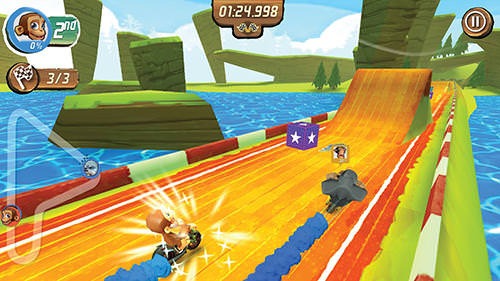 Nitro Chimp Grand Prix Android Game Image 1